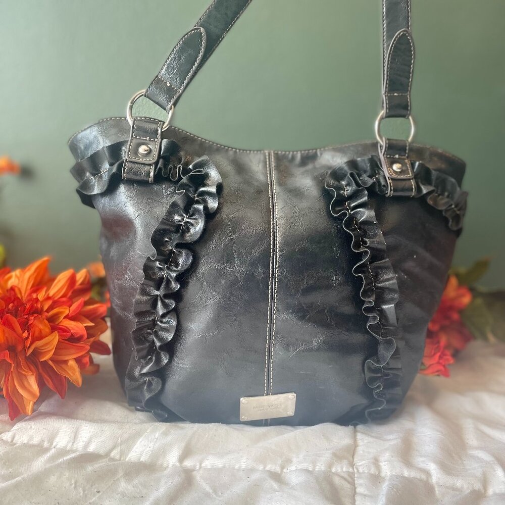 Leather Black Nine West Purse